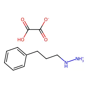 (3-Phenylpropyl)hydrazine oxalate structure