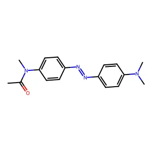 N-(4-((4-(Dimethylamino)phenyl)azo)phenyl)-N-methylacetamide structure