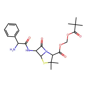 Pivampicillin structure