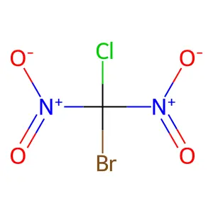 Bromochlorodinitromethane structure