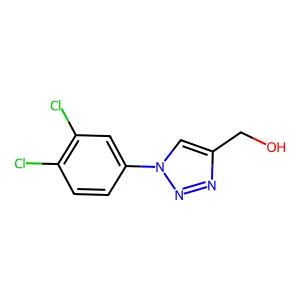 [1-(3,4-dichlorophenyl)triazol-4-yl]methanol structure