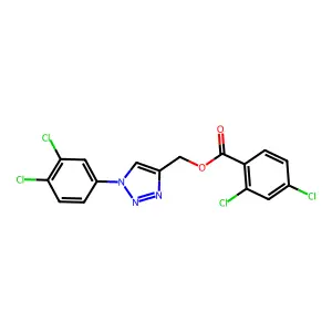 [1-(3,4-dichlorophenyl)triazol-4-yl]methyl 2,4-dichlorobenzoate structure
