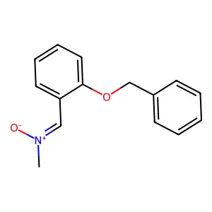 1-[2-(benzyloxy)phenyl]-N-methylmethanimine oxide structure