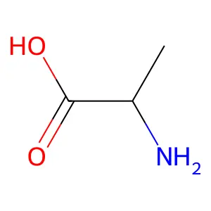 D-alanine structure