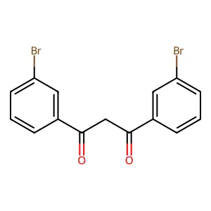 1,3-bis(3-bromophenyl)propane-1,3-dione structure