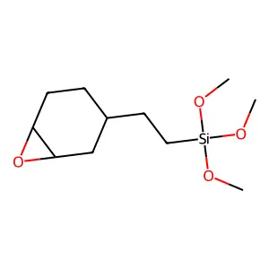 trimethoxy-[2-(7-oxabicyclo[4.1.0]heptan-3-yl)ethyl]silane structure