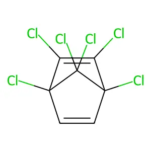 Hexachloronorbornadiene structure