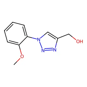 [1-(2-methoxyphenyl)triazol-4-yl]methanol structure