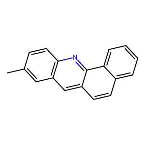 BENZ(c)ACRIDINE, 9-METHYL- structure