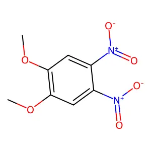 1,2-Dimethoxy-4,5-dinitrobenzene structure