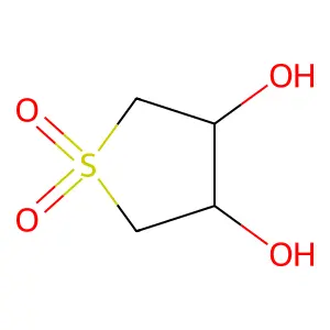 1,1-dioxothiolane-3,4-diol structure
