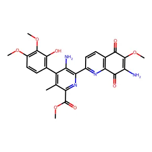 Methyl streptonigrin structure