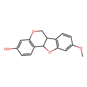 (+)-Medicarpin structure