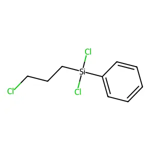 Phenyl(3-chloropropyl)dichlorosilane structure