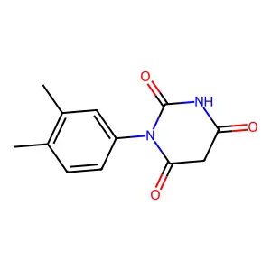 1-(3,4-Dimethylphenyl)pyrimidine-2,4,6(1H,3H,5H)-trione structure