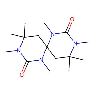 1,3,4,4,7,9,10,10-octamethyl-1,3,7,9-tetrazaspiro[5.5]undecane-2,8-dione structure