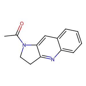 1-(2,3-dihydropyrrolo[3,2-b]quinolin-1-yl)ethanone structure