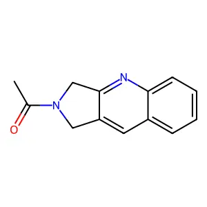 1-(1,3-dihydropyrrolo[3,4-b]quinolin-2-yl)ethanone structure