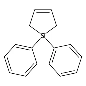 1,1-Diphenyl-1-silacyclo-3-pentene structure