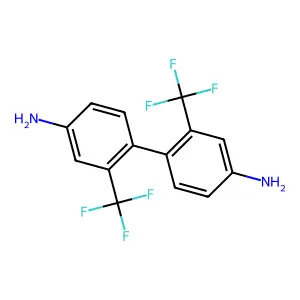 [1,1'-Biphenyl]-4,4'-diamine, 2,2'-bis(trifluoromethyl)- structure