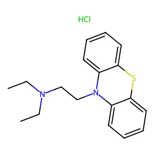 Diethazine monohydrochloride structure