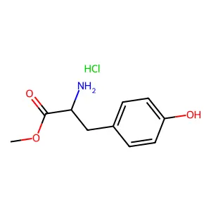 Methyl L-tyrosinate hydrochloride structure