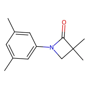 1-(3,5-dimethylphenyl)-3,3-dimethyl-2-azetanone structure