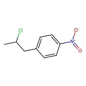 1-(2-chloropropyl)-4-nitrobenzene structure