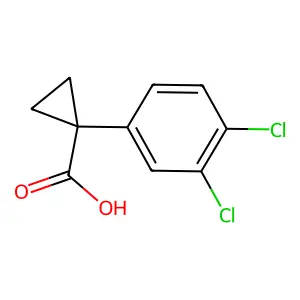 1-(3,4-Dichlorophenyl)cyclopropanecarboxylic acid structure