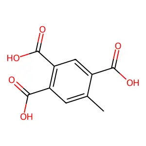 1,2,4-Benzenetricarboxylic acid, 5-methyl- structure