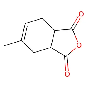 1,2,3,6-Tetrahydro-4-methylphthalic anhydride structure