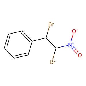 (1,2-dibromo-2-nitroethyl)benzene structure