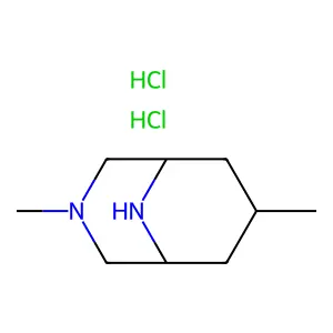 3,9-Dimethyl-3,9-diazabicyclo(3.3.1)nonane dihydrochloride structure