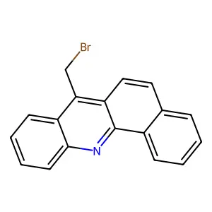 Compound C18H12BrN structure