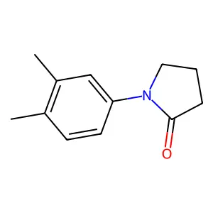 1-(3,4-dimethylphenyl)pyrrolidin-2-one structure