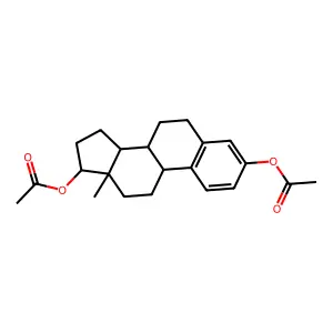 estradiol diacetate structure