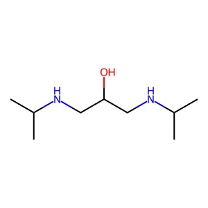 1,3-bis(isopropylamino)propan-2-ol structure