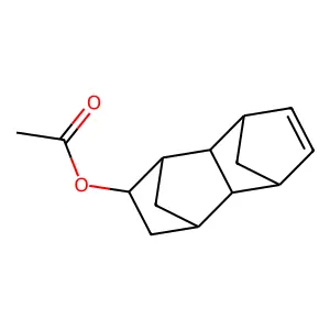1,2,3,4,4A,5,8,8A-OCTAHYDRO-1,4:5,8-DIMETHANONAPHTH-2-YL ACETATE structure