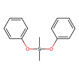 Dimethyldiphenoxysilane structure