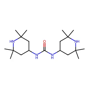 1,3-bis(2,2,6,6-tetramethylpiperidin-4-yl)urea structure