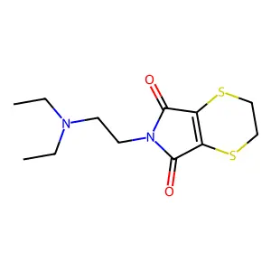 Compound C12H18N2O2S2 structure