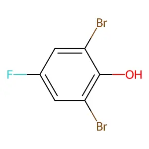 2,6-Dibromo-4-fluorophenol structure