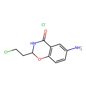 Aminochlorthenoxazin hydrochloride structure