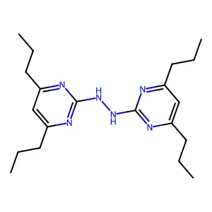 1,2-bis(4,6-dipropylpyrimidin-2-yl)hydrazine structure