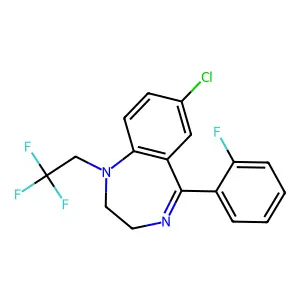 Compound C17H13ClF4N2 structure