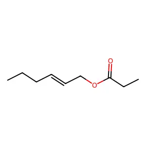 hex-2-enyl propanoate structure