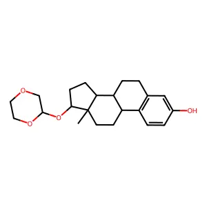 Compound C22H30O4 structure