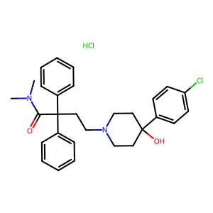 Loperamide hydrochloride structure