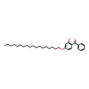 (2-hydroxy-4-octadecoxyphenyl)-phenylmethanone structure