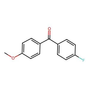 4-Fluoro-4'-methoxybenzophenone structure